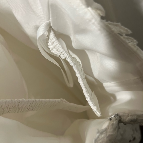 White Lace Prom Dress - Picture 12 of 12